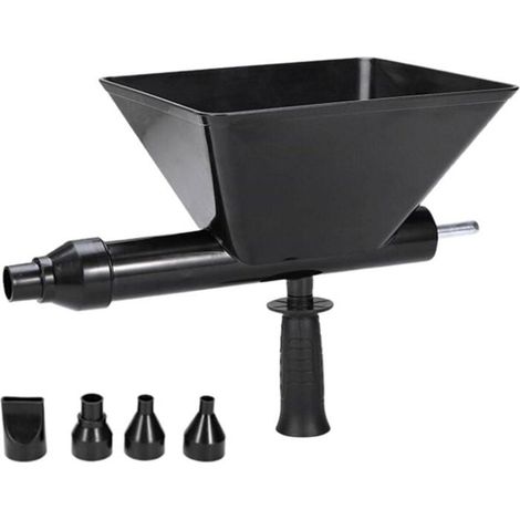 Zementmörtelmaschine, tragbare Mörtelspritzpistole, elektrische Pistole mit 4 Düsen zum Auftragen auf Ziegelsteine. (1/5)
