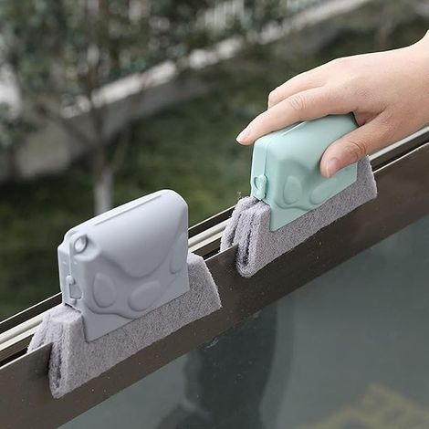 4-teiliges Heißfugenbürsten-Set für die Haushaltsreinigung – inklusive Fensterbank-Fugenbürste zur schnellen Reinigung aller Ecken und Ritzen, abnehmbarer Tür- und Fensterrahmen-Reinigungsstift (1/5)