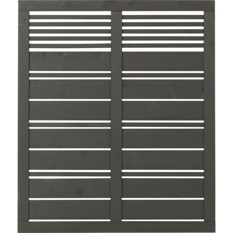 Plus Zaun Silence 120 x 140 cm umbragrau fungizidbehandelt