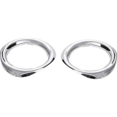 Compatibile con il C-17-18, 2 parti, cache, fendinebbia argento ABS (1/5)