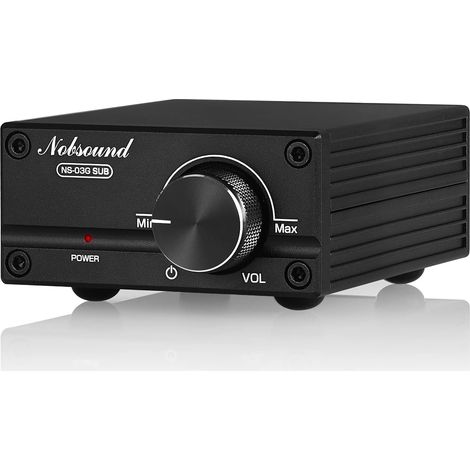 100W Subwoofer Amplificateur de Puissance Mono Amplificateur de Puissance numérique Mini Audio Amp (avec Alimentation 19V) (1/5)