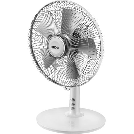 Unold Modèle 86810 ventilateur sur pied argenté blanc