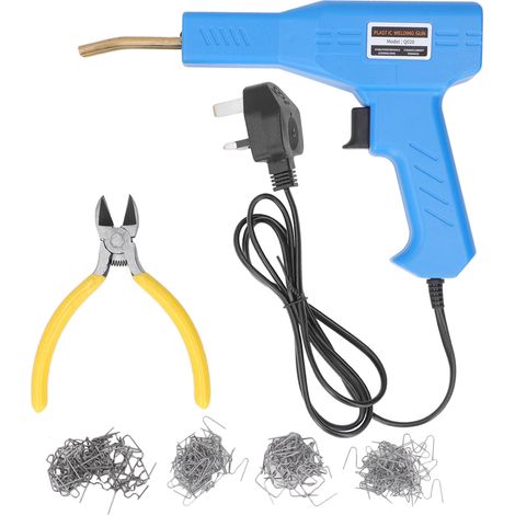 Agrafeuse chauffante 50 W pour garage, kit de réparation de pare-chocs de voiture, machine de soudage et de réparation, prise britannique 220 V (1/5)