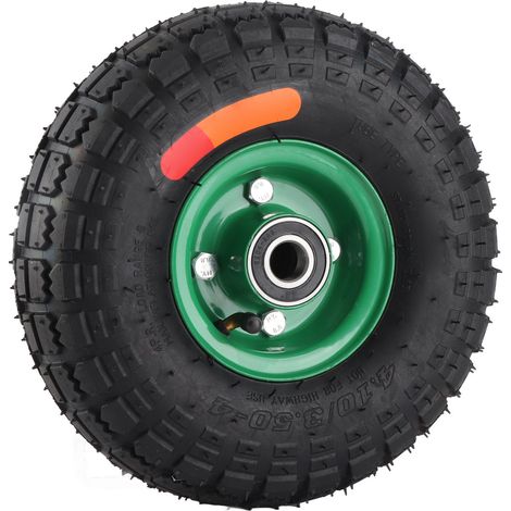 Chariot à outils 10,5 pouces 4.10/3.50-4 avec roues gonflables et roulements intégrés 6204-2RS. (1/5)