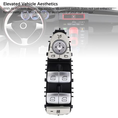 Universeller elektrischer Fensterheberschalter 2139054803 für Mercedes E-Klasse W213 (2016–2023), Fahrerseite links, ABS, Premium (1/5)