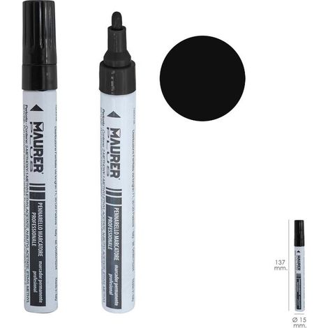 rotulador marcador obra profesional pintura permanente negro