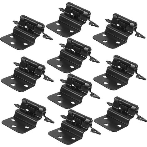 NUOBESTY Lot de 10 charnières de porte américaines robustes en fer pour meubles (1/5)