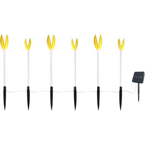 Lampe bâton sucre d'orge solaire LED lumineuse, décoration Noël extérieure jardin cour, éclairage festif (1/5)