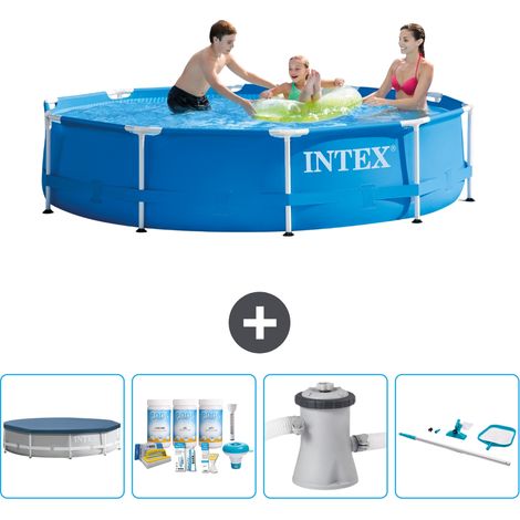 Intex Piscina con struttura Rotonda - 305x76 cm - 7-pezzi  SCB7 (1/5)