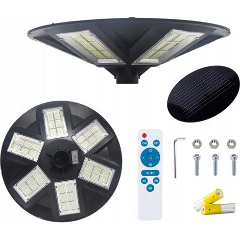 Lámpara solar LED con sensor de movimiento, 6 paneles LED (1/4)