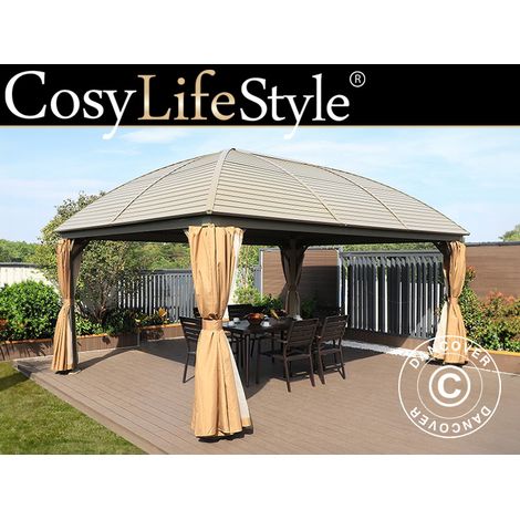 Tonnelle de jardin San Jose avec rideaux and moustiquaire, (1/5)