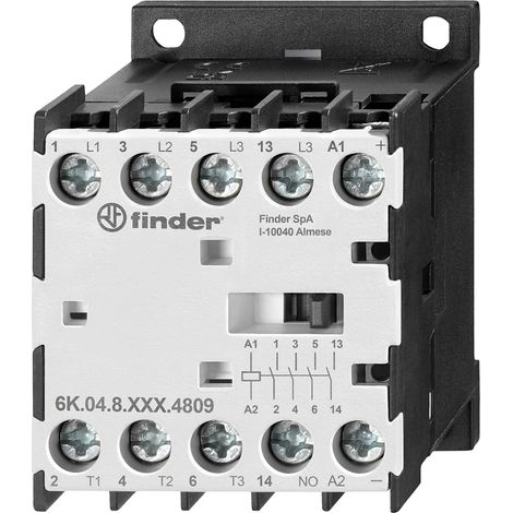 Finder 6K.04.8.024.4709 Industrierelais  3 Schließer, 1 Öffner 4 kW 24 V/AC 9 A    1 St.