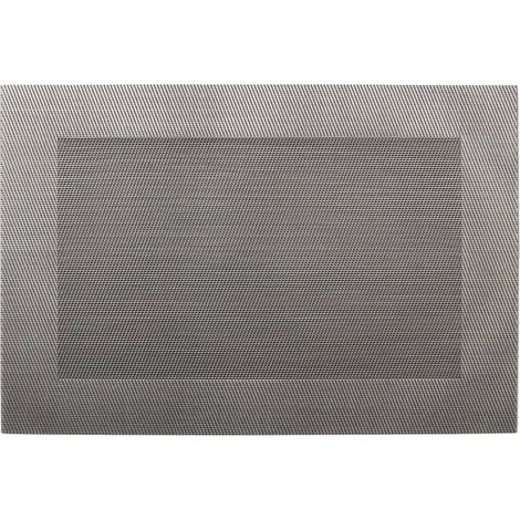 Tovaglietta Americana Bordo Largo 45x30cm Grigio LIVELLARA