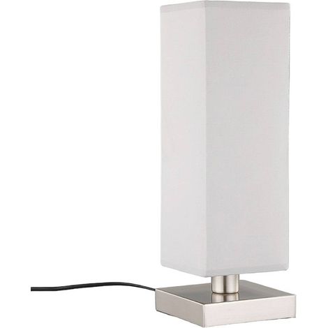 Tischlampe "Julina" aus Textil für Schlafzimmer von Lindby (1/5)