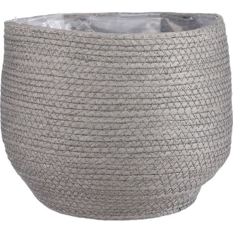 Mica Übertopf Korb Jorck Ø 26 x 24 cm grau Topf