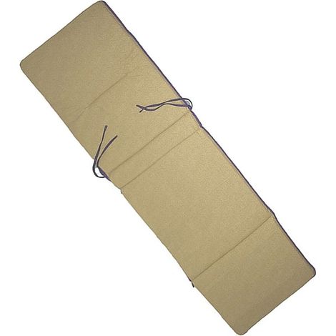 Cuscino imbottito copri sdraio stuoia mare per lettino prendisole spiaggia ricambio materassino piscina hotel 190x60cm Ricambio Spiaggia per Hotel e Giardino, Tessuto Resistente e Lacci di Fissaggio, 