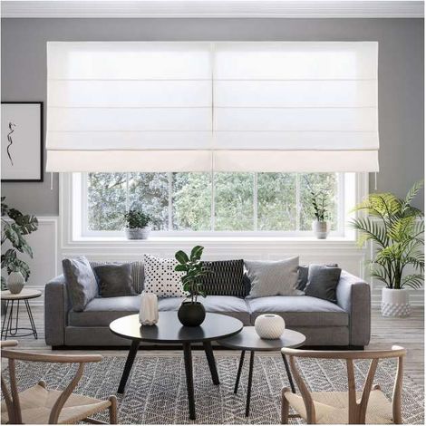 CITY - Tenda a Pacchetto steccata Ecru 105x250