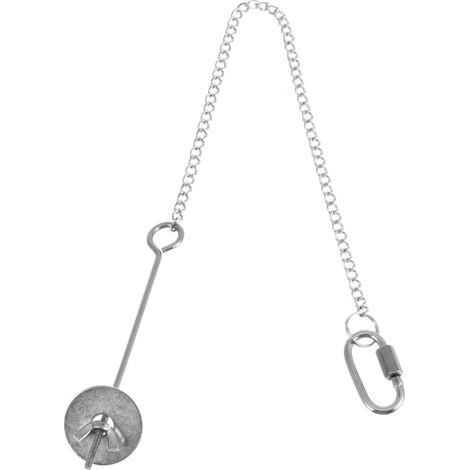 2pièces Distributeur Suspendu pour Poules Mangeoire à Fruits Et Légumes Accessoire Pratique pour Extérieur Et Jardin Chaîne De Fourche pour Nourriture (1/5)