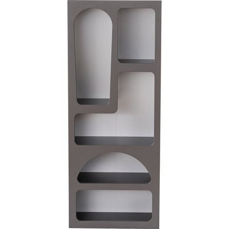 Bibliothèque en bois "Venüs" - 60 x 32 x 150 cm - Anthracite (1/4)
