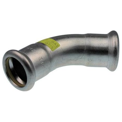 Logafix Edelstahl Gas Bogen 45 i/i 15 f. M-Presskontur - 7738327633 von Buderus