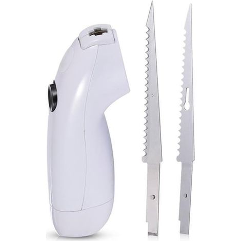 Coltello elettrico senza fili per carne, frutta e verdura. Utensile da cucina.