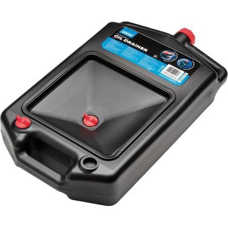 Bidon, bac de vidange d'huile/liquide, jerrican 8 litres - noir (1/4)
