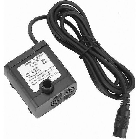 Miniatur-Solar-Tauchpumpe 24V DC für Springbrunnen und Teiche, bürstenloses Design, DC-Motor, Wasserdurchfluss für Garten und Teich. (1/5)