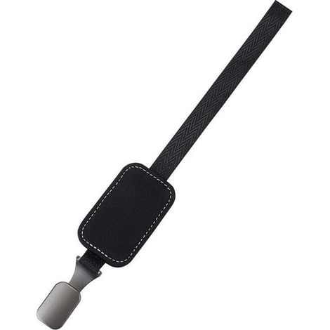 Ganchos para reposacabezas de asiento de coche (2 piezas), ganchos de gamuza para asiento trasero de vehículo, ganchos universales de cuerda de nailon para almacenamiento de asientos de coche (negro) 