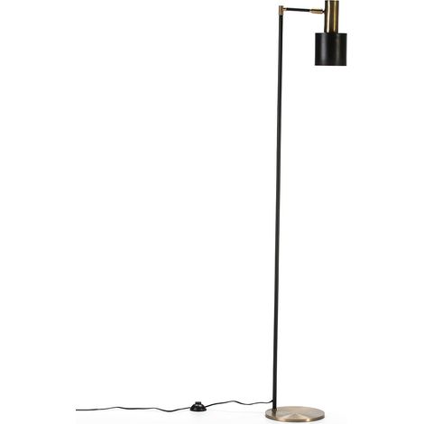 Lampadaire 29x24x163 Métal Doré/Noir (1/3)