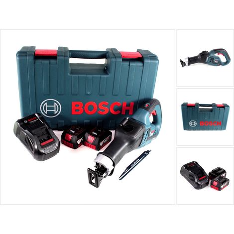 Bosch GSA 18V-32 Akku Reciprosäge 18V Säbelsäge Brushless im Handwerkerkoffer + 2x 4,0Ah Akku + Ladegerät