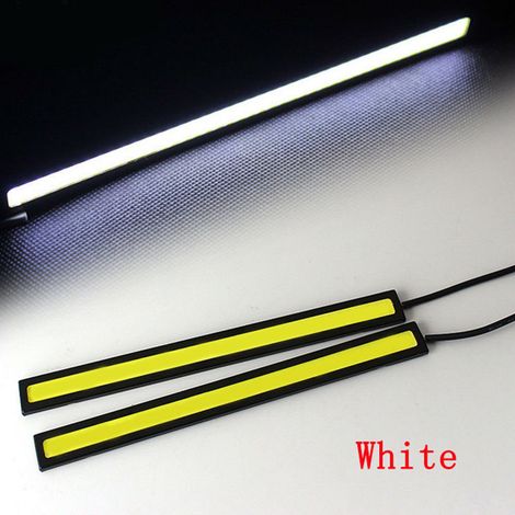 Lot de 6 bandes LED autocollantes de 28 LED blanches haute luminosité (17 cm). (1/5)
