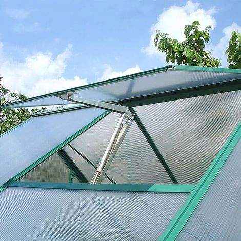 Ouvre-fenêtre Automatique, Ouvre-fenêtre Vent Autovent Serres Automatiques Sensibles à la Chaleur Solaire Accessoires de Serre de Toit pour Serres et Abris de Jardin
