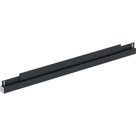 Barre lumineuse GE pour Option Plus Square, miroir lumineux B : 40 cm, noir mat / aluminium