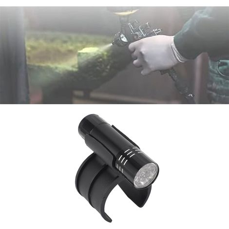 Luminaire pour Pistolet à Peinture Multifonction Portable - Système d'Illumination Universel ABS/Aluminium avec Batterie AAA (3x) (1/5)