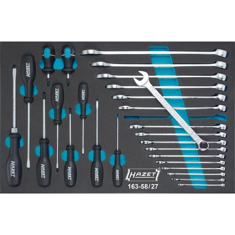 Jeu d'outils · clés mixtes HAZET (1/2)