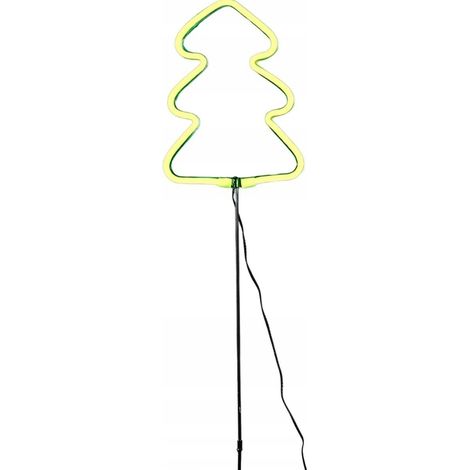 Albero di Natale verde con 87 LED a batteria, 17x91 cm, Luca Lighting, 1 pz. (1/2)