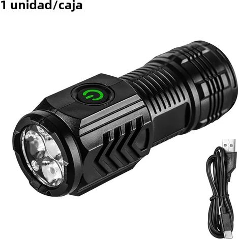 Une toute nouvelle lampe torche tactique haute performance équipée de 3 ampoules LED et d'un système de chargement magnétique USB. (1/5)