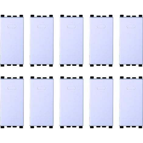 gloca Pulsanti 1P Compatibili Arké (Bianco, 10 Pezzi) (1/4)