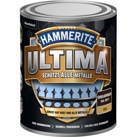 Hammerite Metallschutzlack Ultima Matt, Schokobraun, RAL 8017, 750 ml (1/5)