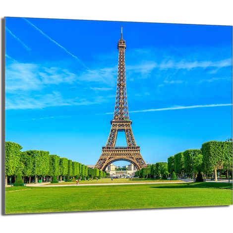Placa protectora de vidrio para estufa 60x52 París (1/5)