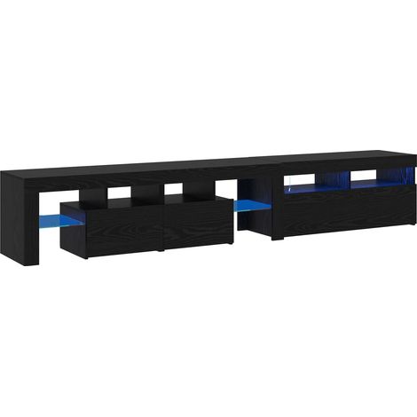 Maison Exclusive - TV-Schränk 2 pcs Schwarz Eichen-Optik 230 x 36