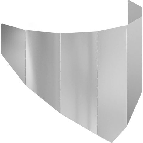 Borde de Césped 100 x 45 cm Acero Plateado vidaXL