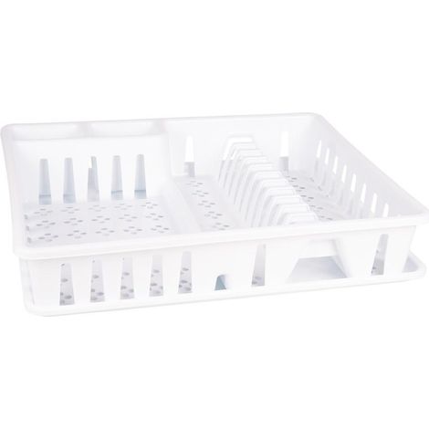 Escurreplatos con bandeja blanco 48 x 38,5 x 9,5 cm (1/5)