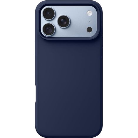 Coque pour iPhone 18 Pro Max en Silicone Liquide, Bleu Marine (1/5)