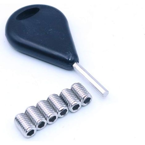 2 Stks Surfboard Fin Key SUP Surf Board Tool Surfen Water Sport Accessoire+12 Stks Surfplank Grub Schroeven Vervanging Inbussleutel Schroeven