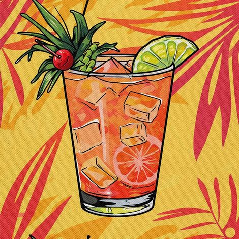 Outdoor Dekostoffe Oxford - Motiv Cocktail DX8488 (1/5)