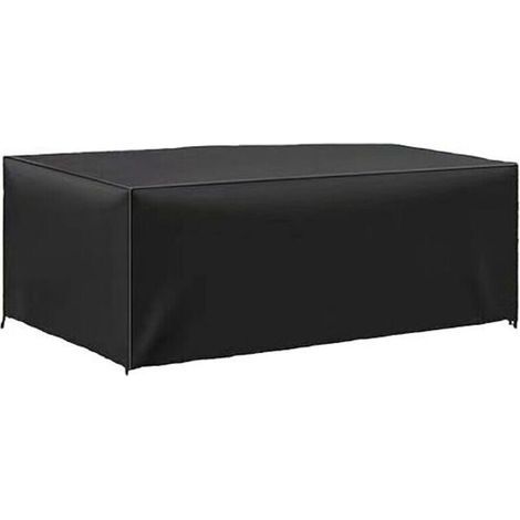 Housse Table de Jardin 180 x 120 x 74cm, Housse de Protection Bâche Résistante aux Intempéries et aux Déchirures 420D Oxford pour Mobilier Salon de Jardin (1/5)