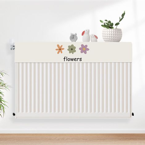 Radiator cover for dust protection Polyester heater cover Decorative dustproof panel for the home Suitable for (180 cm) (1/4)
