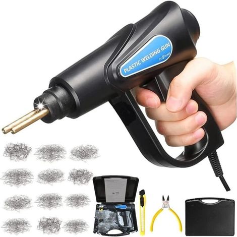 70W Soudure Plastique, Kit Reparation Plastique avec 100Pcs Sortes Agrafeuse Chaud pour Réparation de Pare-Chocs de Voiture, Soudeuse Plastique pour Car Pièces Soudage Plastique (1/5)