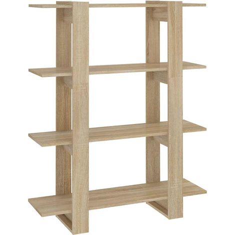 Maison Exclusive - Libreria/Divisorio Rovere Sonoma 100x30x123,5 cm (1/5)